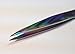 Pathfinder Technologies ® TWIN TITANIUM coated TWEEZERS SET one Pointed Tip and one Slanted Tip. Comes with a life time guarantee and European CE quality mark!