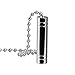 Price comparison product image SFTlite Light Pull Chain Ringed Cylinder Extension with Ball Chain Connector 85cm Long Bathroom Toilet Switch Chrome Plated Ceiling Fan Light Pull Cord