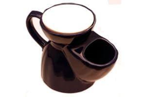 PROGRESS VULFIX Pottery Shaving mug with soap tablet, blue