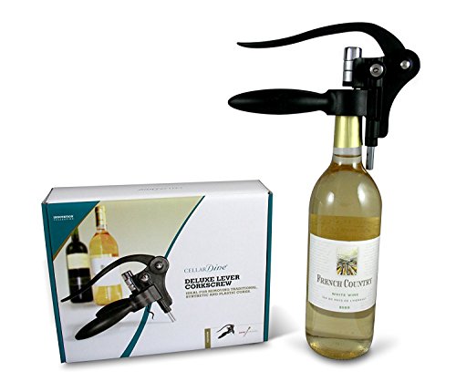 Cellardine Hebel Korkenzieher – Sommelier Flaschenöffner – Professioneller Bar Korkenzieher – Kapselheber - 2