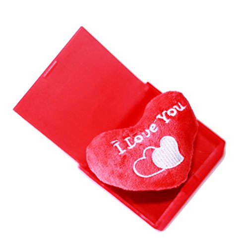 Lilone Surprise Box Pop-Up Square Shape - Red (Assorted Text Design)