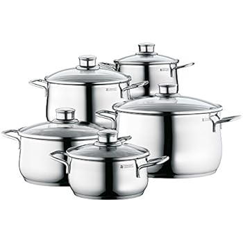WMF Topf-Set 5-teilig Bratentopf Fleischtopf