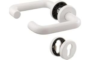 Poignée de porte sur rosace blanc - Clé I - Paris - Hoppe et cie