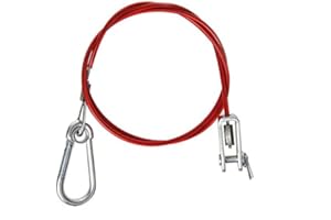 ProPlus 15718_SML Câble de frein et d'arrachement 100 cm/1 m avec tête de fourche pour remorque