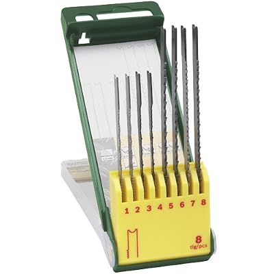 Bosch 2607019459 Lot de 8 lames de scie sauteuse Queue U