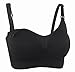 iLoveSIA Womens Breastfeeding Nursing Bra Black+Beige+Pink Size XL Fit 36CD 38BC 40AB