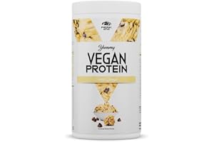 PEAK Yummy Vegan Protein - 450g Flavour Cookie Dough I 15 servings I Protein sources: Pumpkin, Fava Bean, Pea, Almond, Hemp I