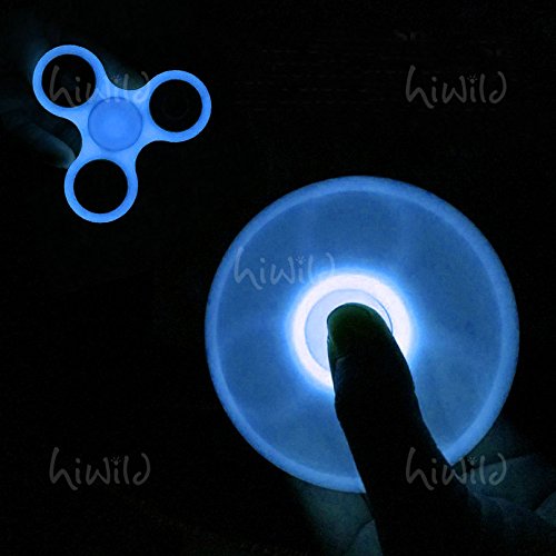 Tri Fidget Hand Spinner,HiWild Toy Luminous Finger Hand AntiStress Reliever Reducer Anxiety ADD ADHD,Best Gift for You And Your Kids (Blue Luminous W) Tri Fidget Hand Spinner,HiWild Toy Luminous Finger Hand AntiStress Reliever Reducer Anxiety ADD ADHD,Best Gift for You And Your Kids (Blue Luminous W)