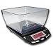 Produktbild My Weigh scm3001black 316 3001 mit Schale und Backlite schwarz Maßstab