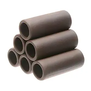 Saim Aquarium Breeding Cave Ceramic Shrimp Shelter Spawning Tube Shrimp Habitat Ornament Hiding Cave Decorations Hideaway Pipe (6 Holes)