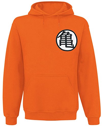 Dragonball Symbols Sudadera con capucha Naranja L