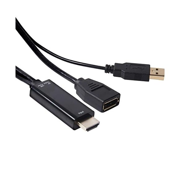 CLUB3D HDMI a DisplayPort Adaptador - Adaptador para cable (HDMI, DisplayPort, Male connector / Female connector, 0,18 m… - Image 3
