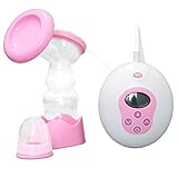 HelloBaby HB86 Elektrische Milchpumpe Niedrige Geräusch, LCD Display, mit Zubehör, 9 Modi