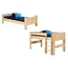 Produktbild Steens For Kids Umbauset vom Einzelbett zum Spielbett , Hochbett, 114 x 113 x 206 cm (B/H/T), Kiefer massiv, natur