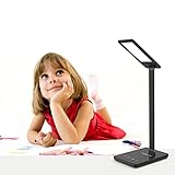 LED Desk Lamps, Holan Table Lamp ( Ultrathin Aluminum Alloy, Dimmable Lighting Mode, Memory Function, Eye Care,Touch Control Pannel,1 Hour Auto Timer) for Reading/Study/Relaxation/Sleeping