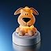 ANSMANN Child's Brown Dog glow night light, ideal for kids bedroom, great sleeping aid, cartoon light, décor light, babies / children with tested materials - 5870032 - child safety a priority