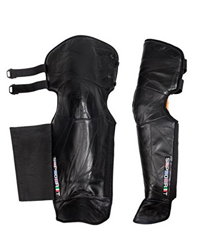 Unisex black leather warm knee pad leg warmer protector motorcycle knee protector protective half chaps leggings covers adjustable strap windproof for winter wind snow bike motorcycle rider