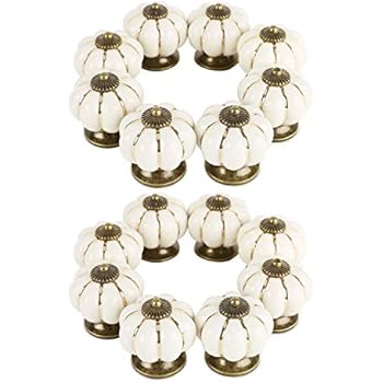 PsmGoods® Europa-Art-Keramik-Kürbis-Weinlese-Tür-Fach-Knöpfe für