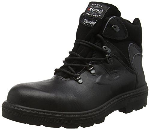 Cofra 25730–000.w46 Gr. 46 S3 WR CI SRC "Glendale" Sicherheit Schuhe – Schwarz