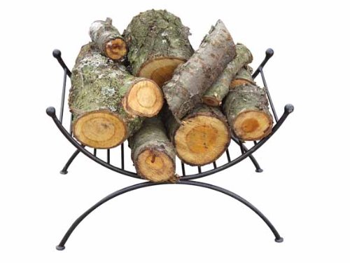 Preisvergleich Produktbild Gardeco loghold Dekorative Log Halterung – Schwarz