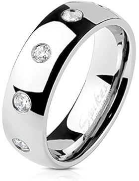 beyoutifulthings KLASSISCHER BAND-RING Finger-Ring Schmuck Chirurgenstahl 316L Verlobungs-Ring Partner-Ring Freundschaftsring...