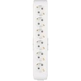 DIFA Pack VİKO Multi-Let 6lı Topraklı &Ccedil;.K Klemensli Priz, Beyaz