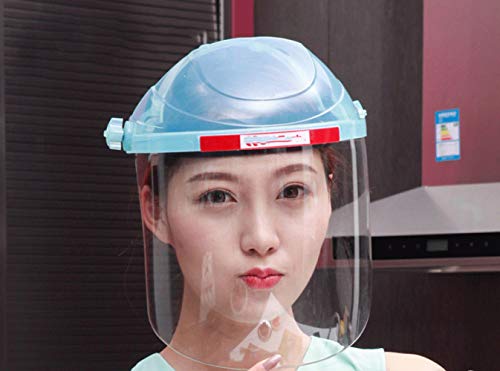 Preisvergleich Produktbild CZZ Gesichtsschürze, Transparente schützende Maske Spritzwassergeschützte Öl, Küche Kochen Gesicht Schutz Kochen Öl Spritzer Abgase, Öl-Beweis Gesicht Voller Artefakt,A,Maske