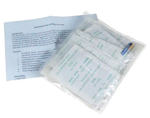 Preisvergleich Produktbild 10 x Detox Fuß Patches - Entfernen Toxin / Dreck / Revitalisiert Füße / Spa Pediküre