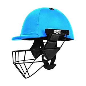DSC Avenger PRO Premium Cricket Helmet for Men & Boys (Fixed Spring Steel Grill | Back Support Strap | Neck Guard |Lightweight