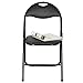 Produktbild Paddia Kunstleder Home Office Moderne Lounge gepolstert schickes Esszimmerstuhl Wohnzimmermöbel Möbel schwarz Kunstleder Klappstuhl gepolsterter Sitz & Rückenlehne
