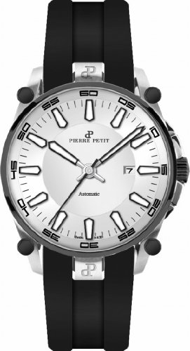 Pierre Petit Herren-Armbanduhr XL Le Mans Analog Automatik Silikon P-818B Pierre Petit Herren-Armbanduhr XL Le Mans Analog Automatik Silikon P-818B