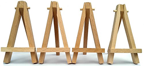 10 Stück Hochzeitsnamensschilderhalter, Menübord Mini 6″ Staffelei [version:x7.2] by DELIAWINTERFEL - 2