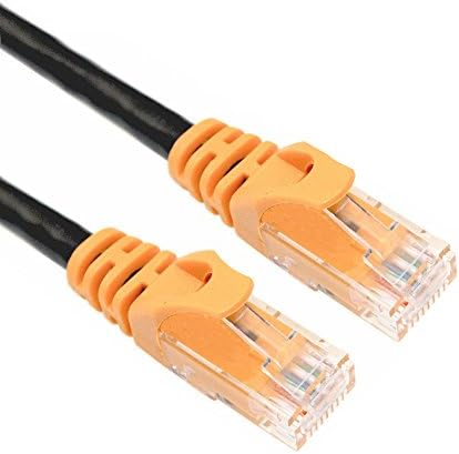 A.P 10m Ethernet Gigabit Lan Network Cable (RJ45) Advanced CAT.6 - 10Gbps 600MHz |10/100/1000Mbit/s | Patch cable | UTP | compatible with CAT.5 / CAT.5e , Switch/Router/Modem/Patch panel / Access Point / patch fields - Black