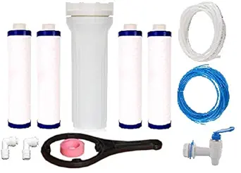 KRPLUS 9 Inch Pre Filter Candle + Housing Bowl +3 mtr 1/4