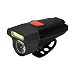 Produktbild HCFKJ Radfahren USB wiederaufladbare Fahrrad Licht Doppelscheinwerfer Kopf Licht Fahrrad LED + COB (SCHWARZ)