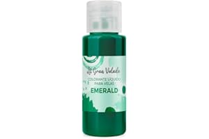 GRAN VELADA Colorante Liquido Candele Emerald 50 ml | Facile da usare, concentrato e conveniente | colorante verde per paraffina | Crea candele naturali di prosperità | 30 ml