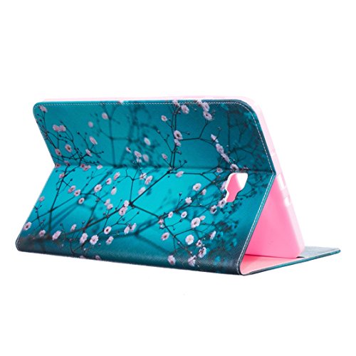 Romtronic Cute Colorful Flip Tasche PU Leder Abdeckung Stand Schutzhülle für Samsung Galaxy Tab A6 10.1 Pouces SM-T580 / SM-T585 + 1 x Schwarz Stylus (Design 01) - 4