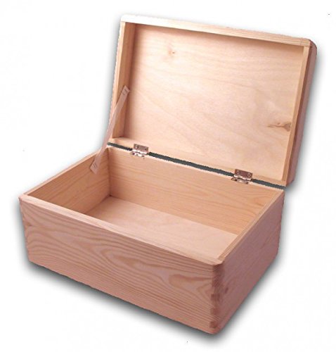 Hochzeits-Holz-Geschenkbox m. Deckel Gr. 1 Kiefer incl. Auswahl-Farbdruck (HR16) - 2