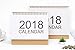 Produktbild MKILJNH Exquisit 2018 einfache Desktop Flip Kalender für Ansicht Office Home Tisch Planer Festival Geschenk