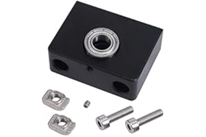 TUZUK Impresora 3D Actualización Tornillo de cabeza de aluminio del eje Z Montaje superior para Creality CR-10 / CR-10S, Ender 3 / Ender 3Pro Soporte de cojinete de barra de metal Z