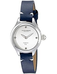 Akribos XXIV Reloj de Pantalla analógica cuarzo japonés Azul para Mujer