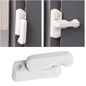 BHOOLU&GOOLU Plastic Child Safe Security Window Door Sash Lock Safety Lever Handle Sweep Latch