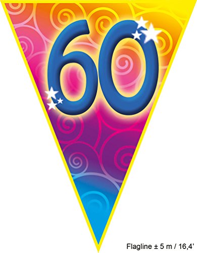 Set Geburtstag Luftballons und Girlanden 60 Jahre - 3