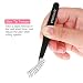 ETEREAUTY Eyebrows Tweezer Slant Stainless Steel Eyebrow Plucking 2 Pieces