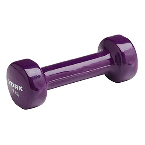 York Fitness Hantel Fitbell, violett, 1 kg, 15711