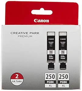 Canon PGI-250XL BK Pigment Black Twin Value Pack Ink