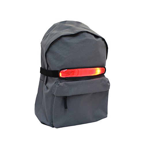 iQualTech Rucksack LED Fahrradlicht – Universal-Fit für alle Rucksacktypen - 3