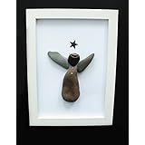 Steinbild - Pebble Art - Schutzengel