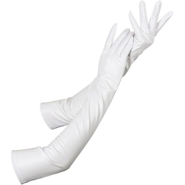 Guanti Lunghi Da Opera Boyiee - Fino Al Gomito (41cm), Elasticizzati, Per Costumi E Occasioni Eleganti - Foto 6