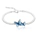 YELLOW CHIMES Swarovski Elements Montanna Butterfly Designer Crystal Bracelet for Women and Girls RS.1495.00